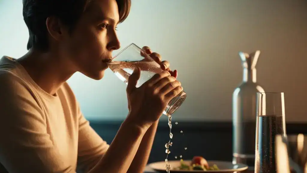 Avoiding distractions while eating mindfully to lose weight without starving yourself.