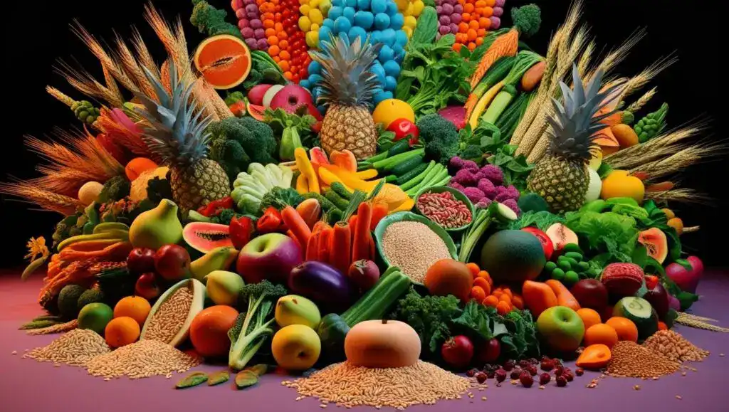 Balanced meal for mindful eating to help lose weight without starving yourself.