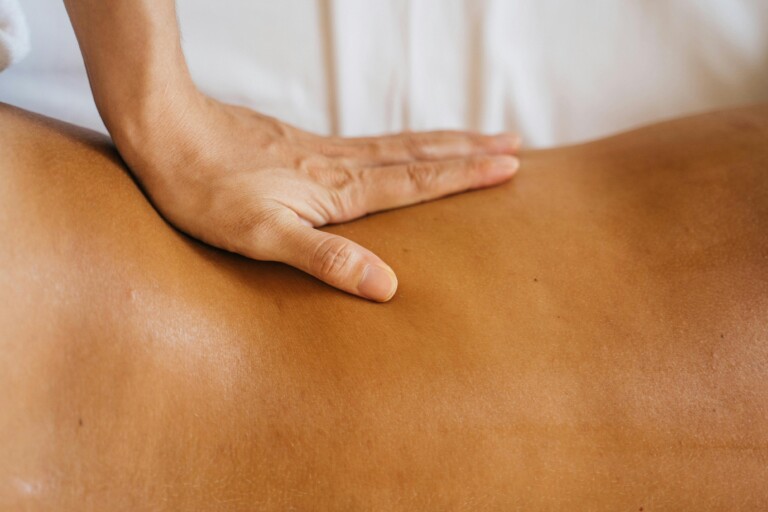 massage and aromatherapy for stress relief and calm