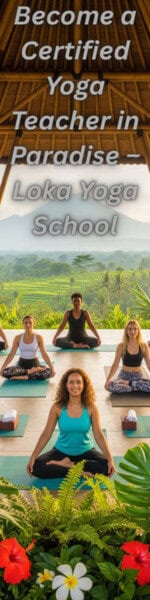 Outdoor yoga class in Bali – Become a certified teacher with Loka Yoga