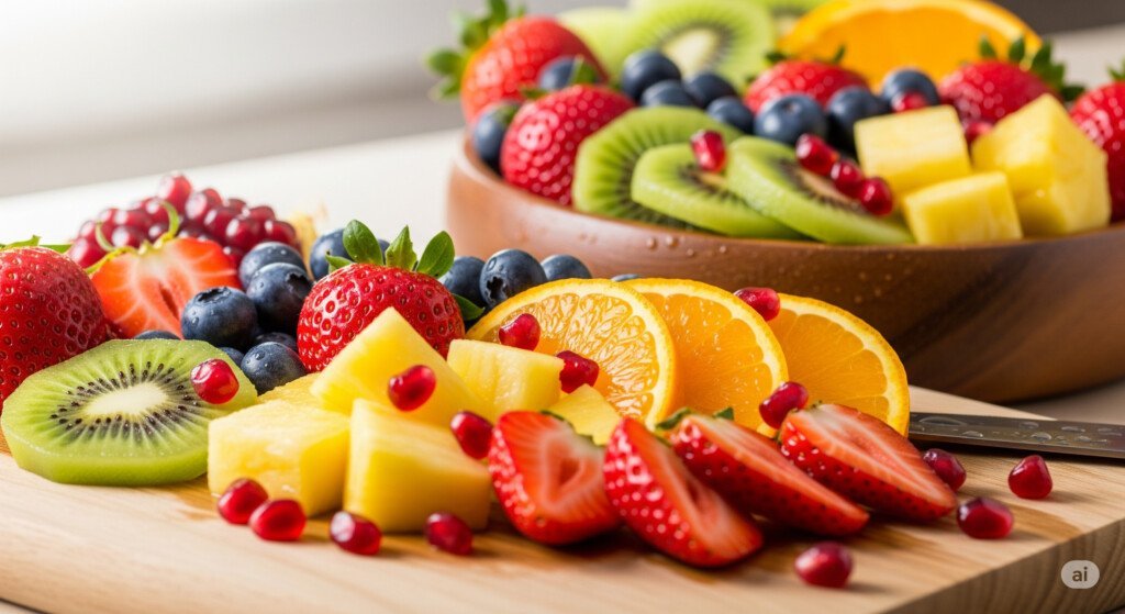 Colorful selection of best fruits for weight loss to boost metabolism naturally