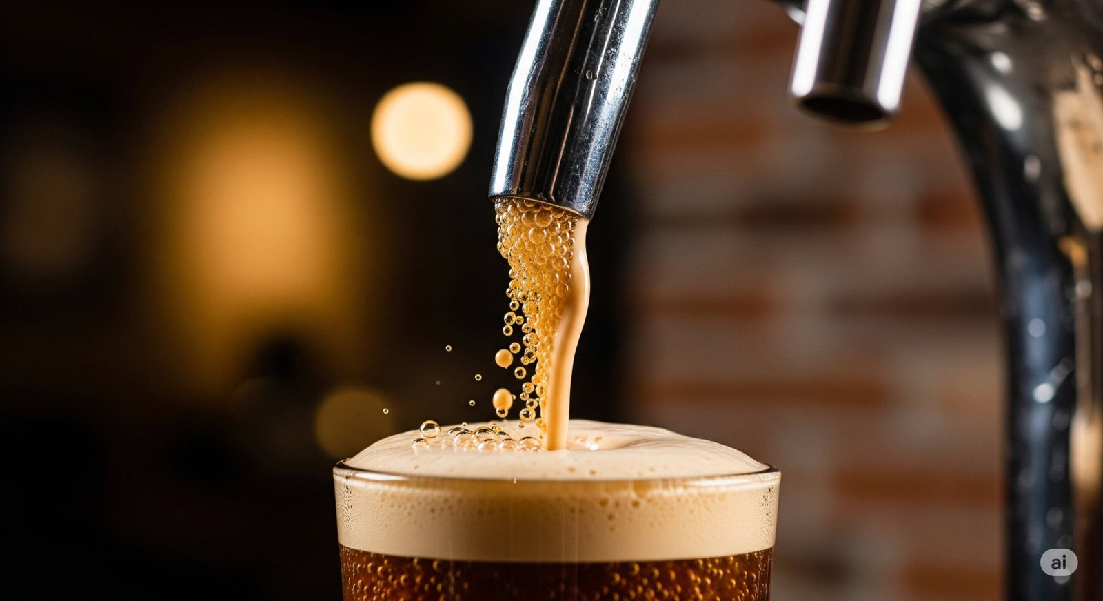 Feature image of nitro cold brew being poured from a tap, showcasing the creamy foam and smooth texture of nitro cold brew coffee.