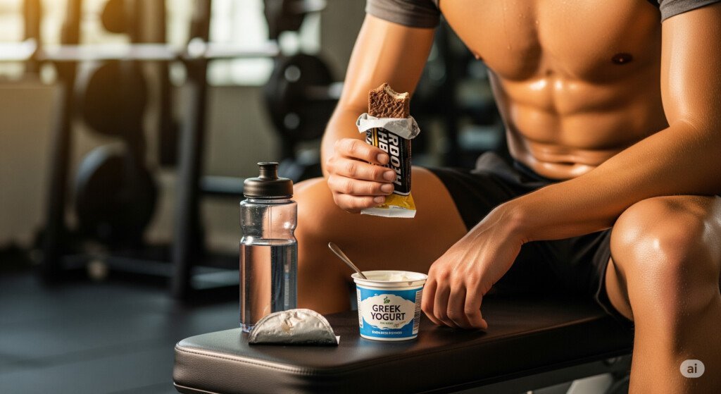 High-protein snacks after exercise help muscle recovery and maintain lean muscle mass