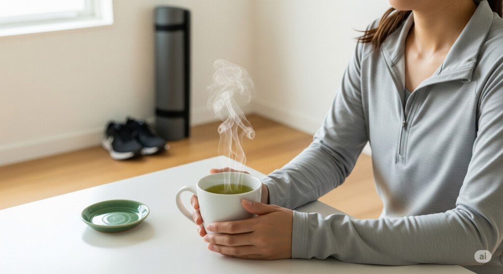 Drinking green tea boosts metabolism, promotes fat burning, and aids in weight loss