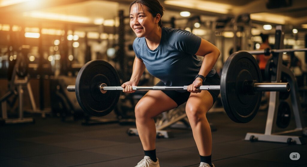 Strength training boosts mental health by releasing endorphins, improving mood, and reducing anxiety
