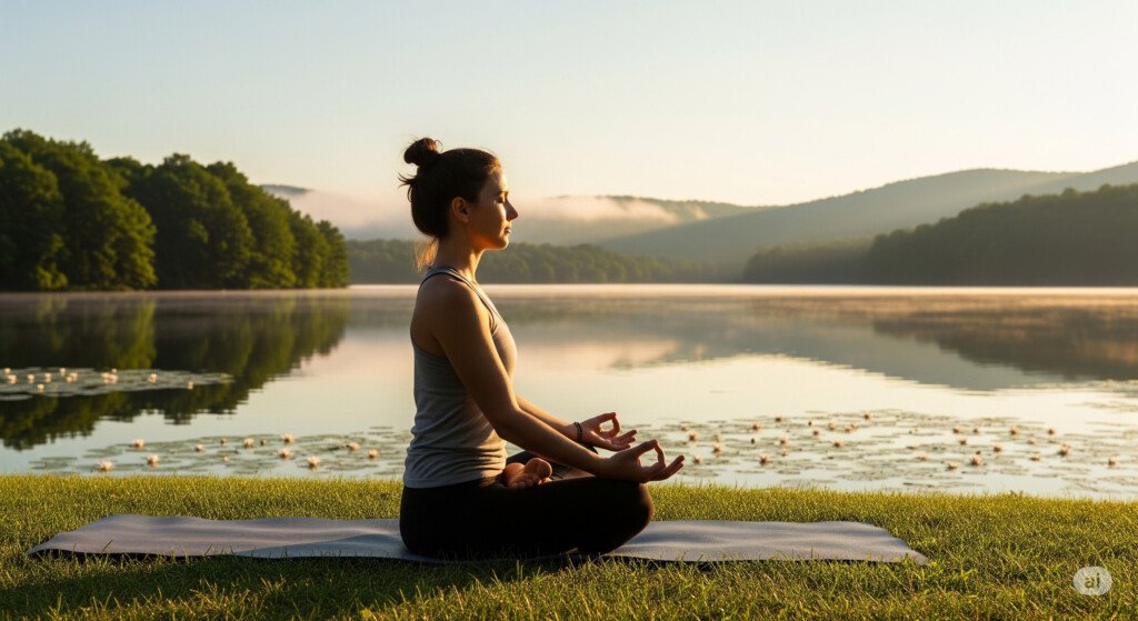 Yoga improves mental clarity and relieves anxiety by fostering mindfulness and promoting emotional well-being