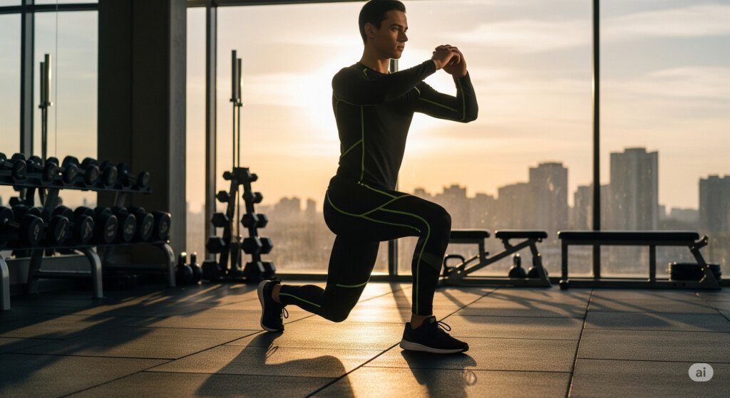 Exercises like squats and lunges strengthen the legs, improve balance, and enhance coordination.