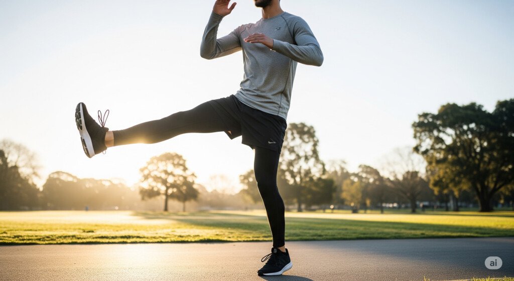 Stretching before exercise improves flexibility and range of motion, reducing the risk of injury