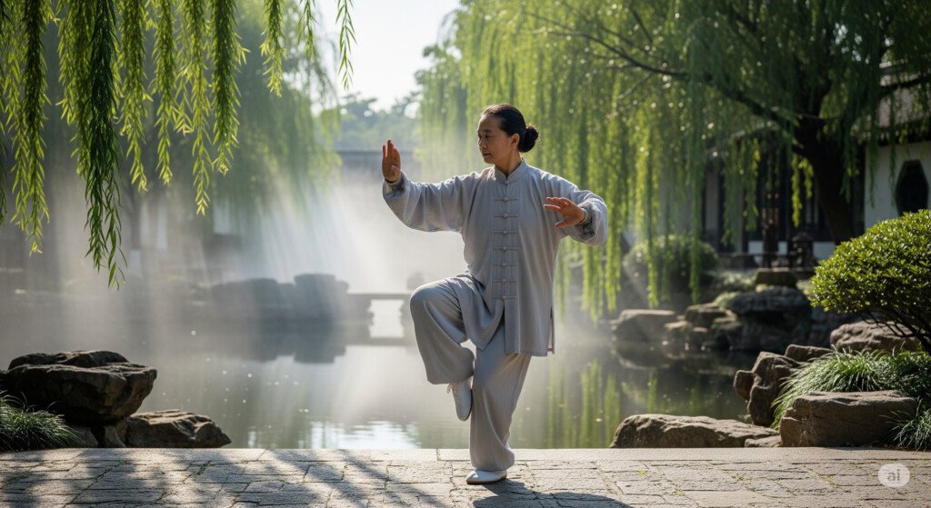 Mind-body exercises like Tai Chi improve balance, mental focus, and help reduce stress