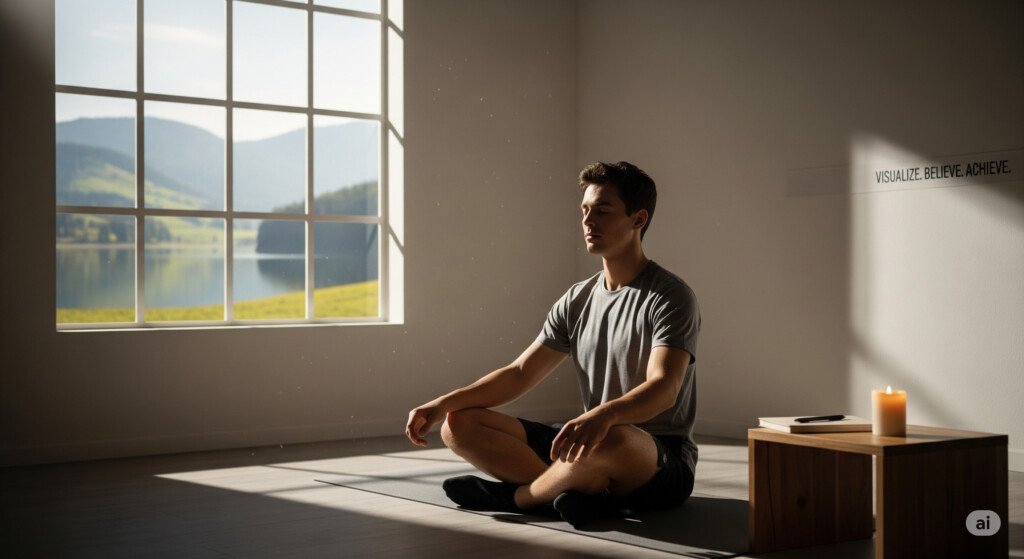 Visualization techniques help athletes improve focus and reduce anxiety by imagining success