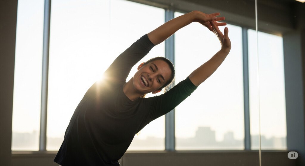 Exercise boosts endorphin and serotonin levels, improving mental well-being and reducing stress.