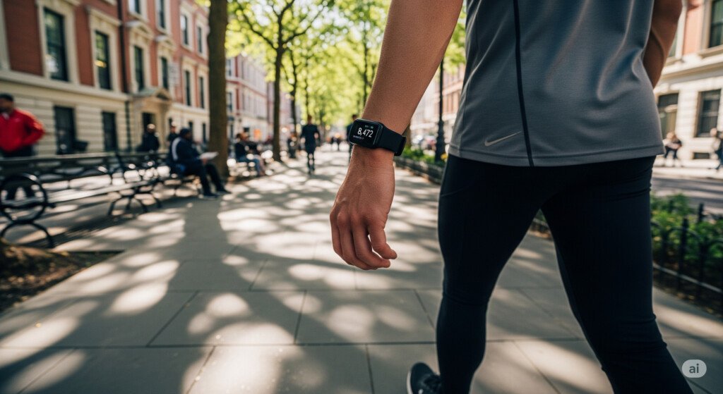 Walking 10,000 steps a day improves overall fitness and promotes heart health