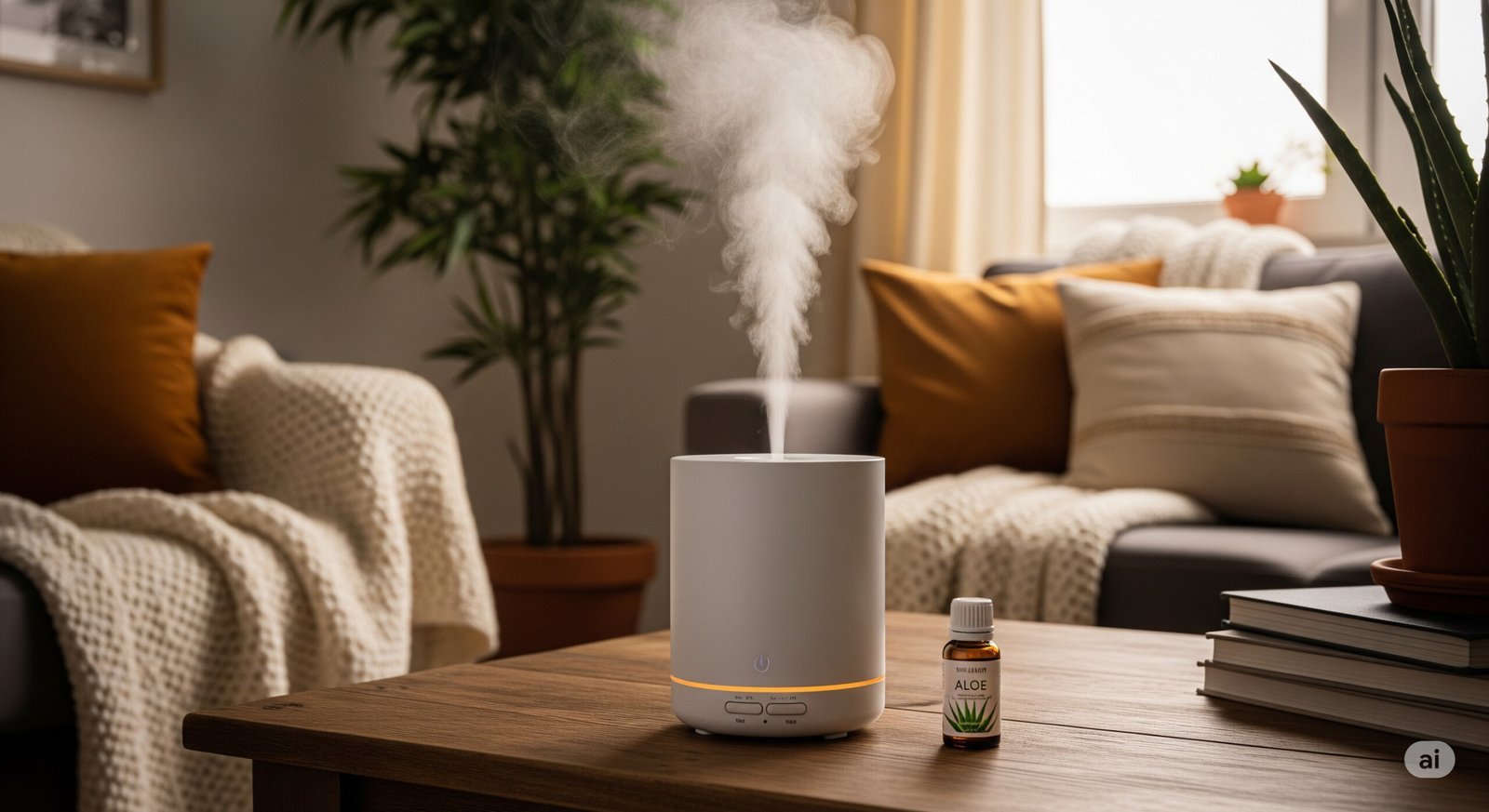 How to make Aleo essential oil and use it in a diffuser for relaxation