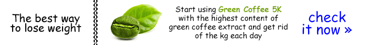 Green Coffee 5K supplement banner – natural green coffee extract to support fat metabolism and weight loss