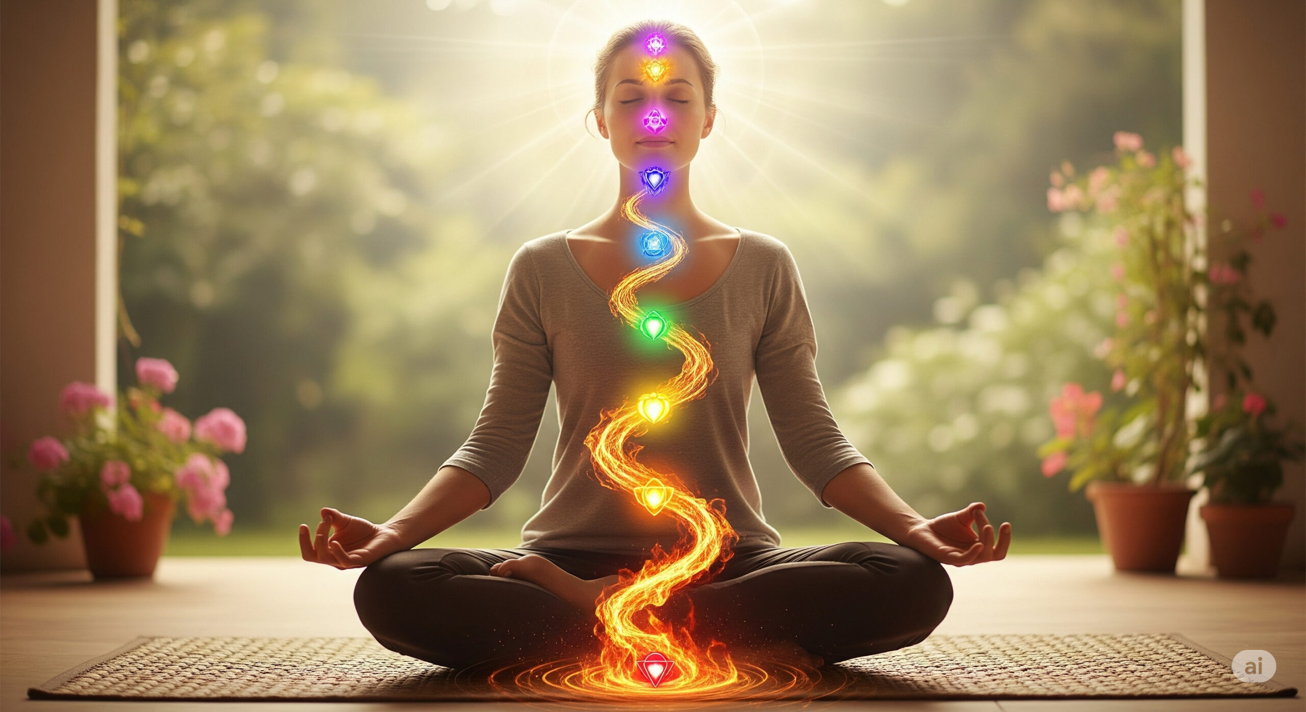 Why is Kundalini yoga dangerous? A yogi in meditation symbolizing the awakening of energy during a Kundalini practice.