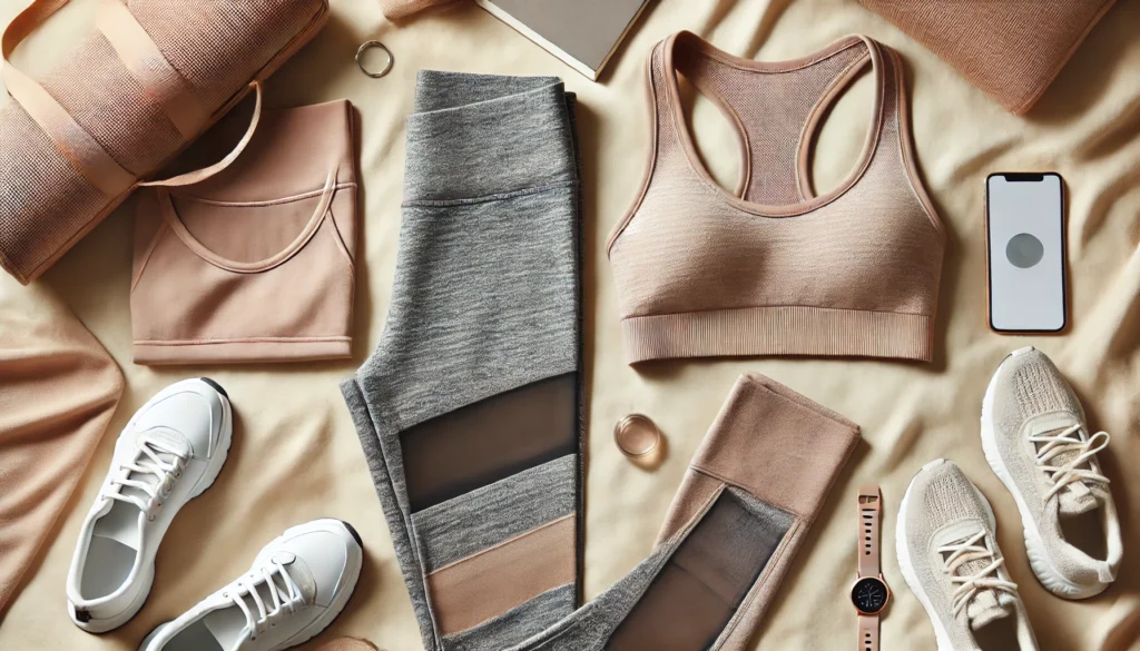 Comfortable, breathable yoga clothes perfect for practicing yoga while traveling.