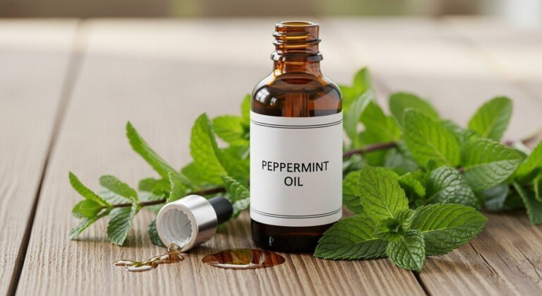 Peppermint oil as a natural ant repellent
