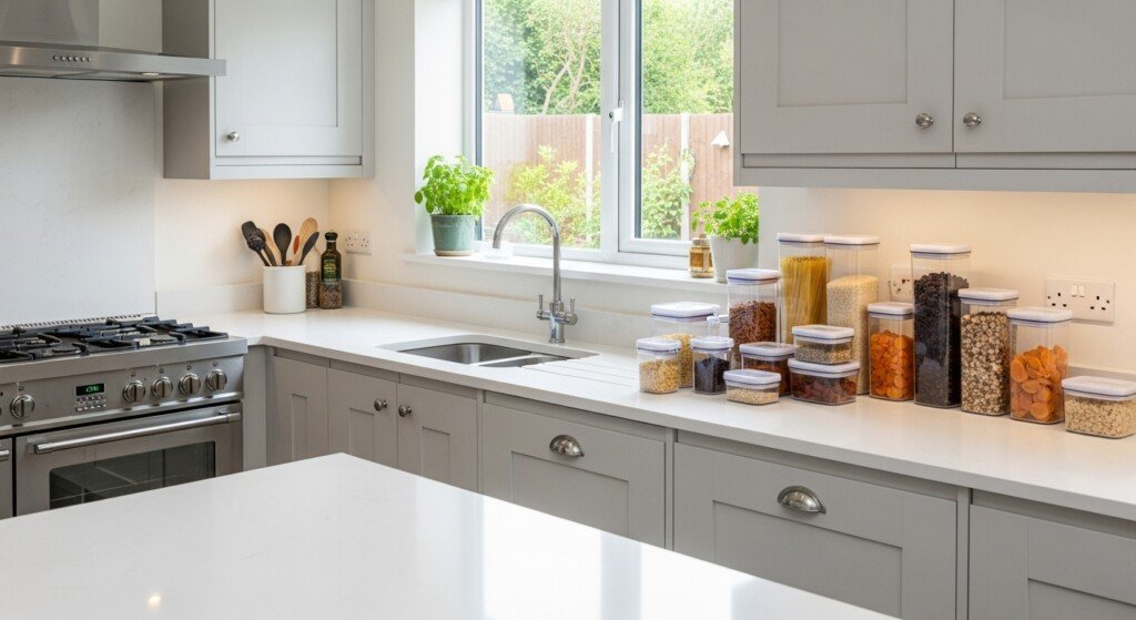 Clean and tidy kitchen to prevent ants from invading