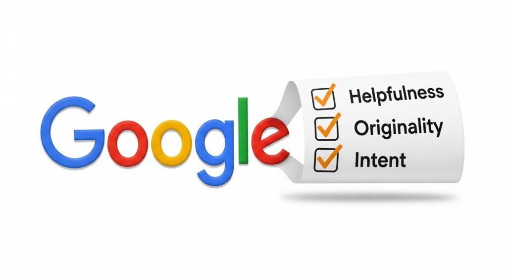 Do AI writing tools hurt SEO according to Google? Visual showing how do AI writing tools hurt SEO only when content quality is low