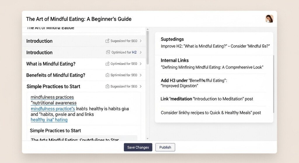 SEO-optimized blog content written using AI tools