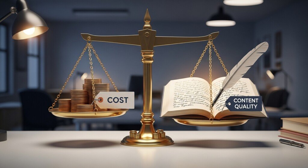 trade offs of cheap ai writing tools including price versus output quality