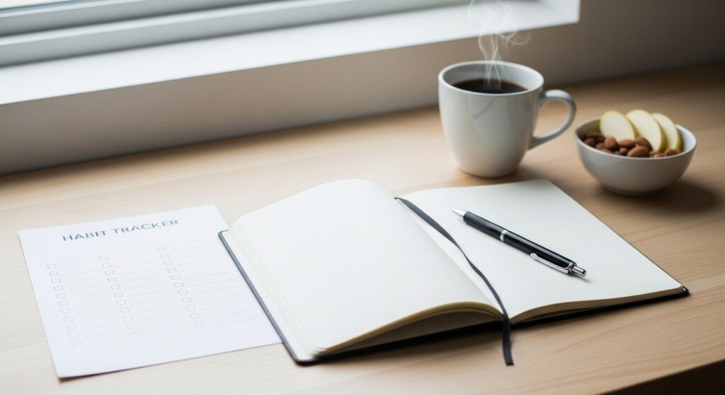 weight loss guide habit architecture and mindset planning concept