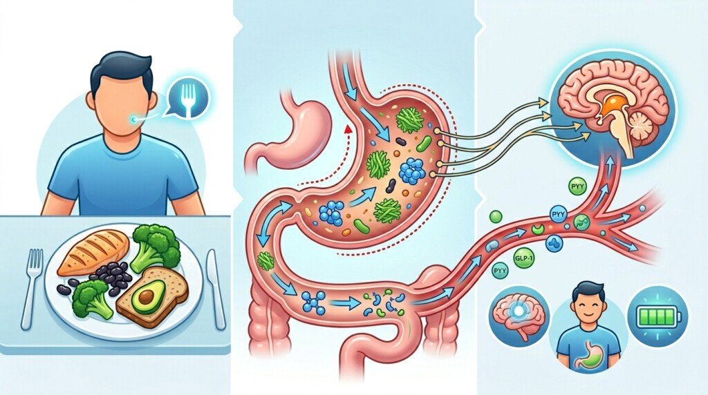 Natural appetite suppression and satiety mechanisms