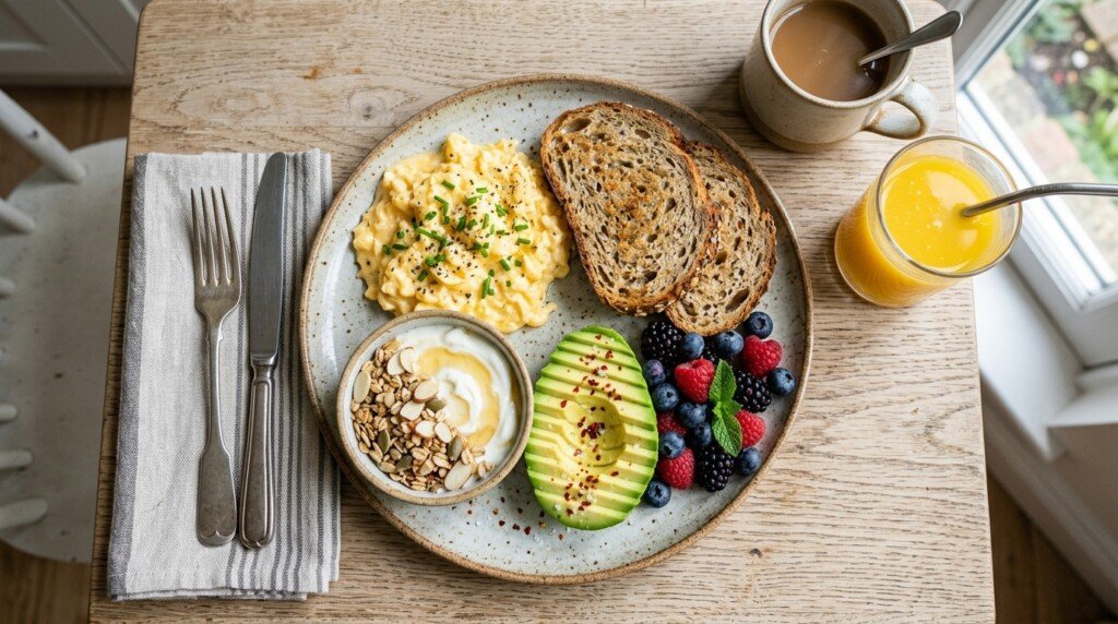 Best Breakfast for Insulin Resistance with protein and fiber
