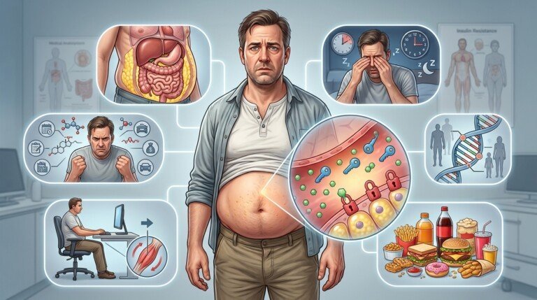 Causes of Insulin Resistance and common risk factors
