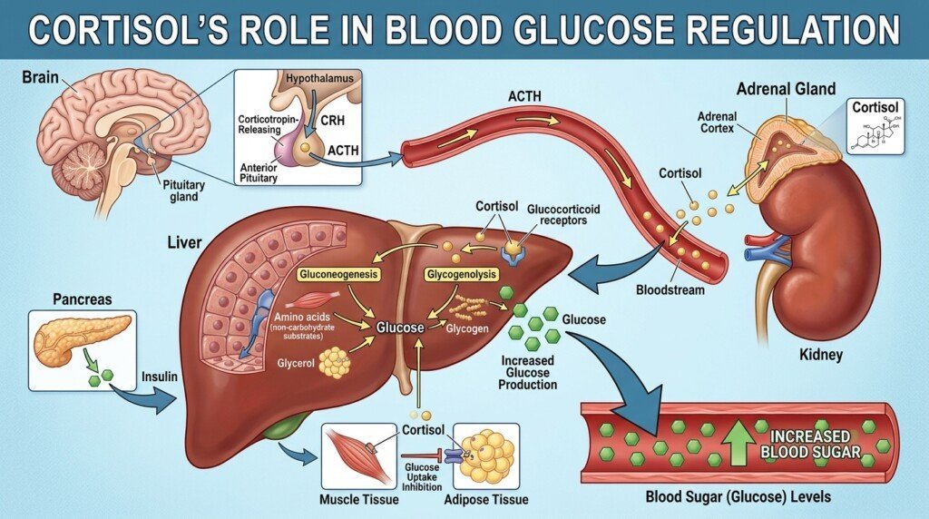Stress and Insulin Resistance involving cortisol and blood sugar