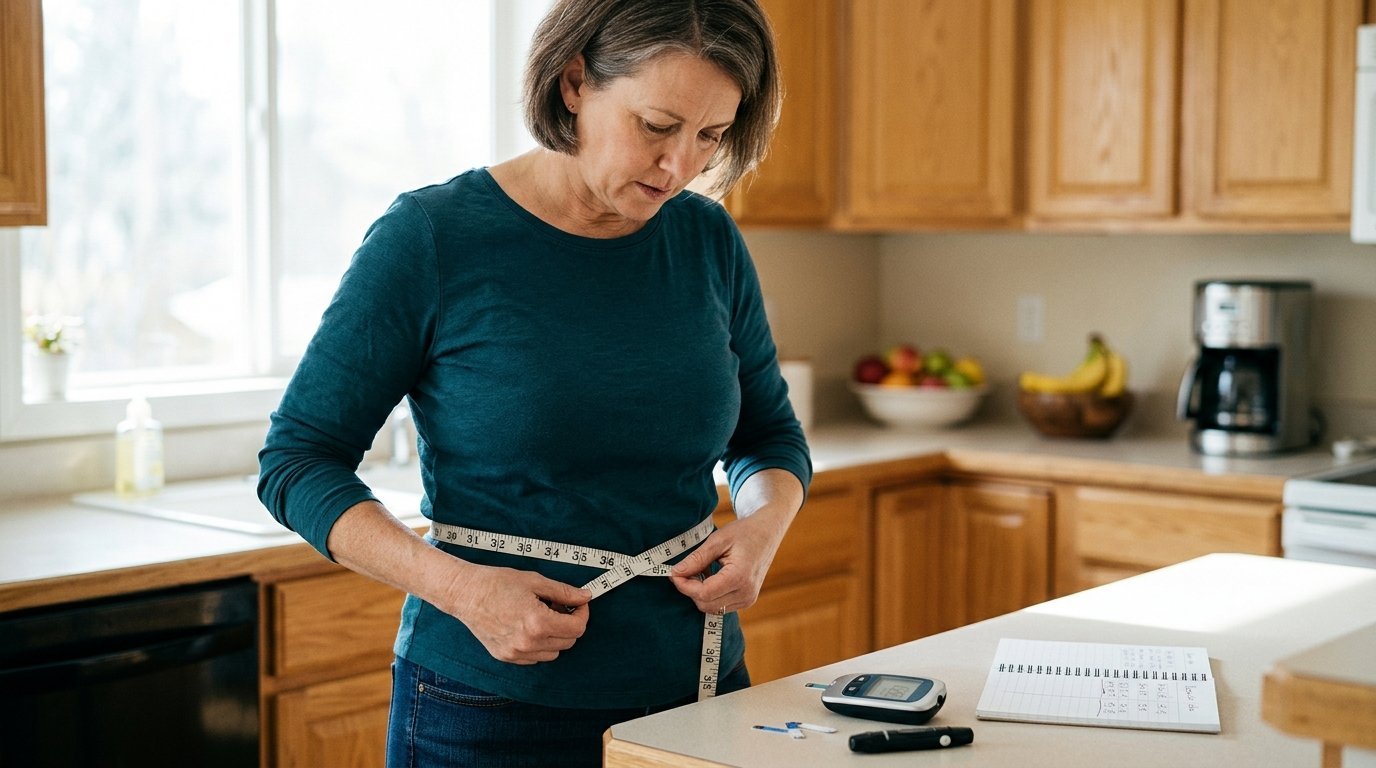 Diabetic belly fat and abdominal weight gain associated with insulin resistance
