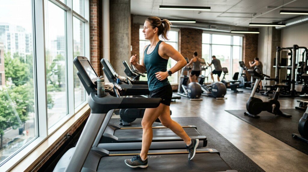 Person exercising while using healthy lifestyle habits for weight loss