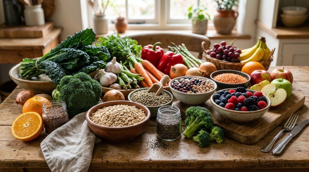 Fiber-rich foods that support digestion and fullness