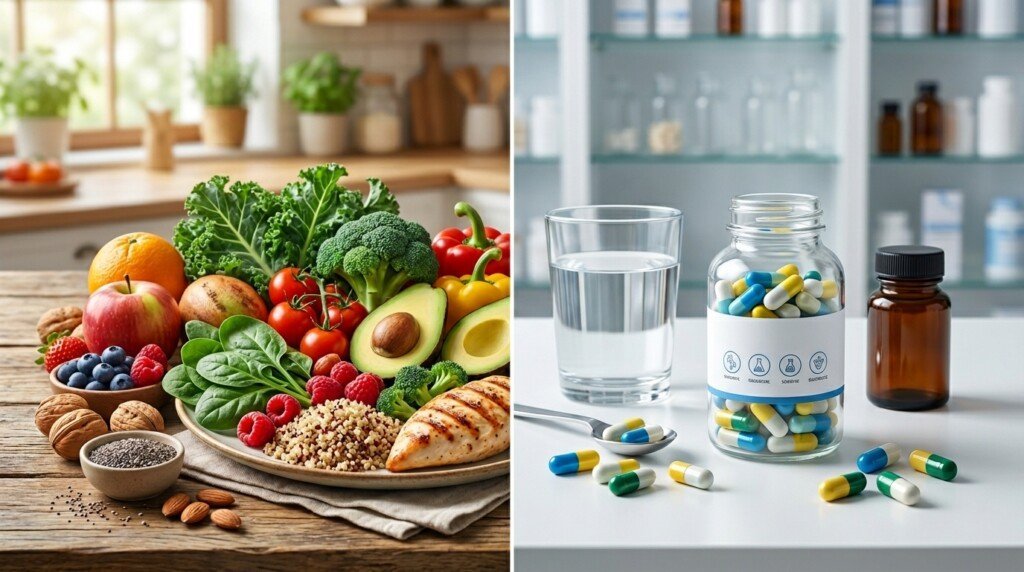 Comparing whole foods and supplements for appetite suppression