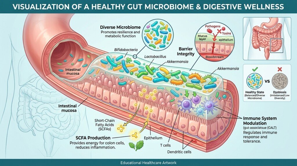 Gut microbiome supporting appetite regulation and metabolic health