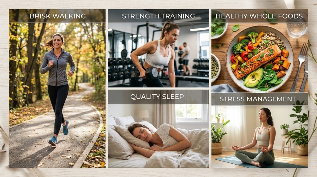 Healthy habits that support visceral fat loss