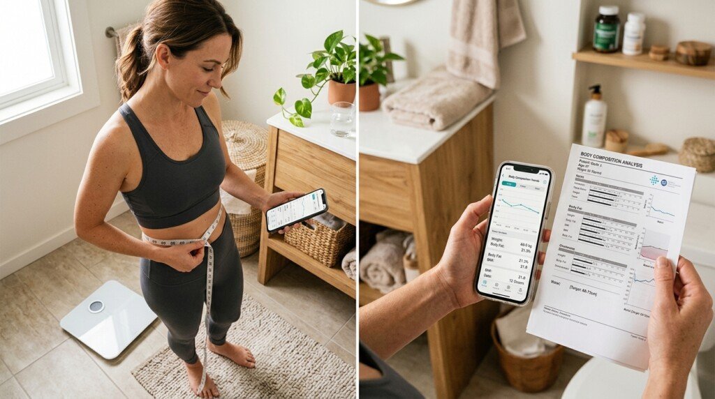 Skinny Fat Visceral Fat identified through waist measurement and body composition