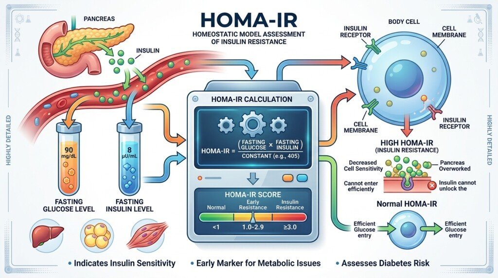 Insulin Resistance Test using HOMA-IR calculation