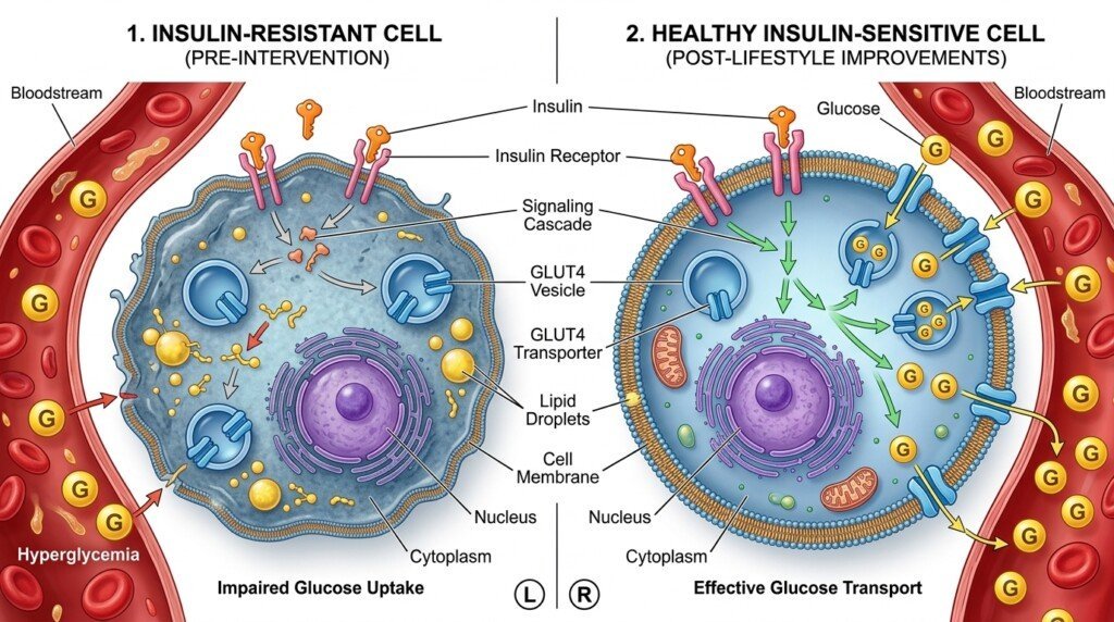 Reverse Insulin Resistance Naturally by improving insulin sensitivity