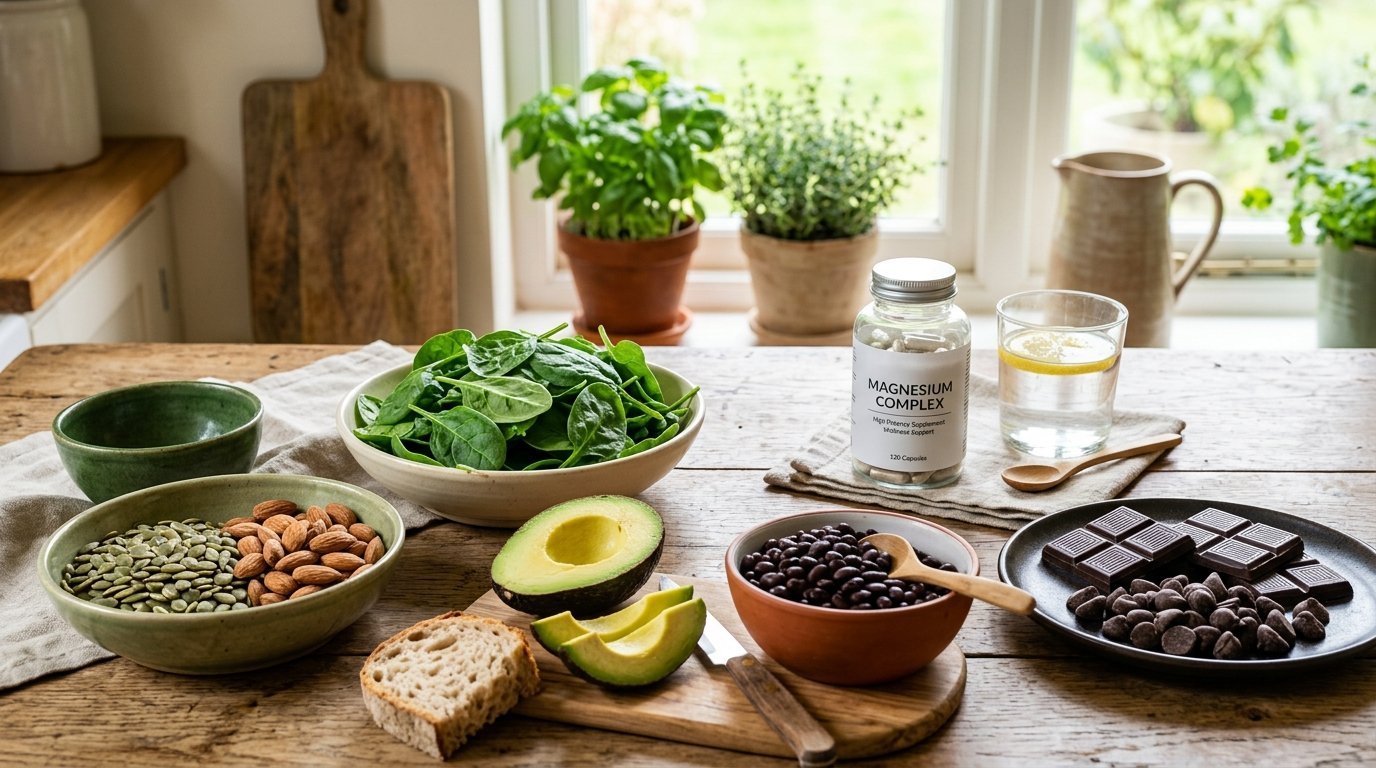 Magnesium for Weight Loss support from foods and supplements