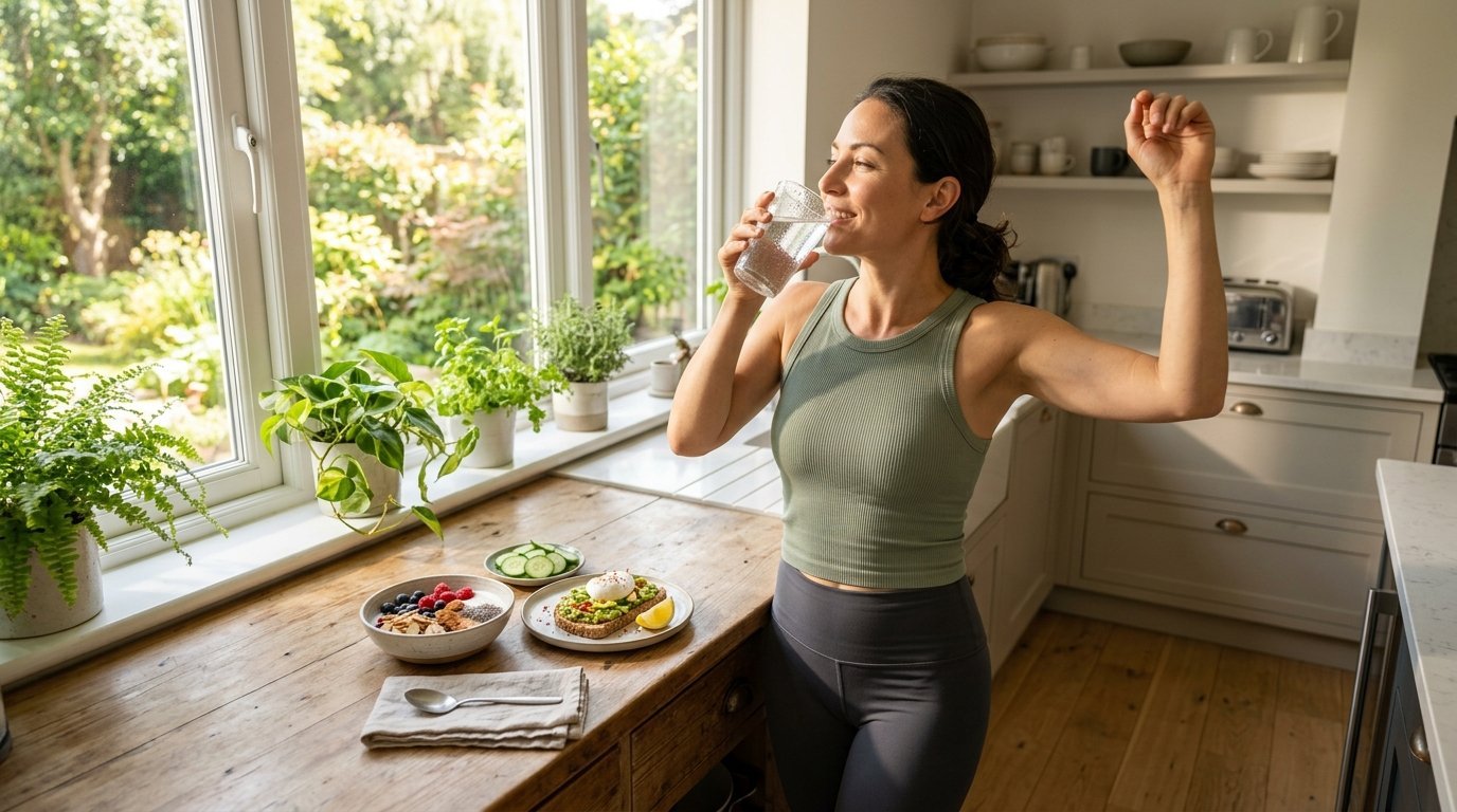 Morning Routine for Insulin Resistance with healthy morning habits for better blood sugar
