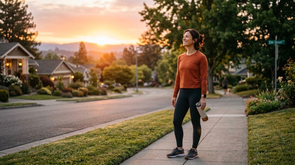 Morning Routine for Insulin Resistance with natural morning sunlight