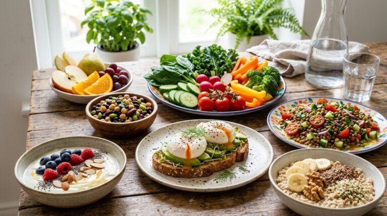 Natural appetite suppressants including protein fiber oats and legumes