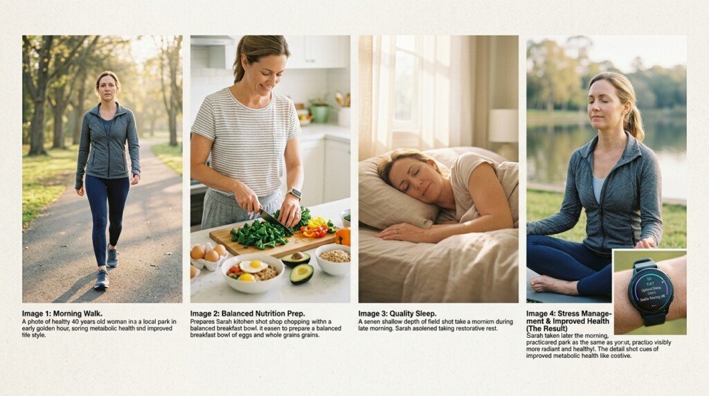 Causes of Insulin Resistance reduced through healthy lifestyle habits