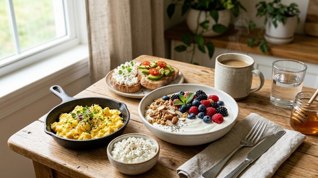 High protein breakfast foods for weight loss