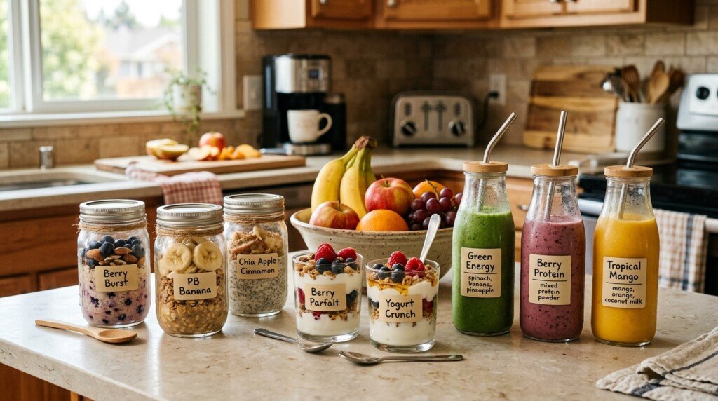 Quick healthy breakfast options for busy mornings