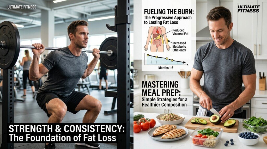 Healthy habits that reduce visceral and subcutaneous fat