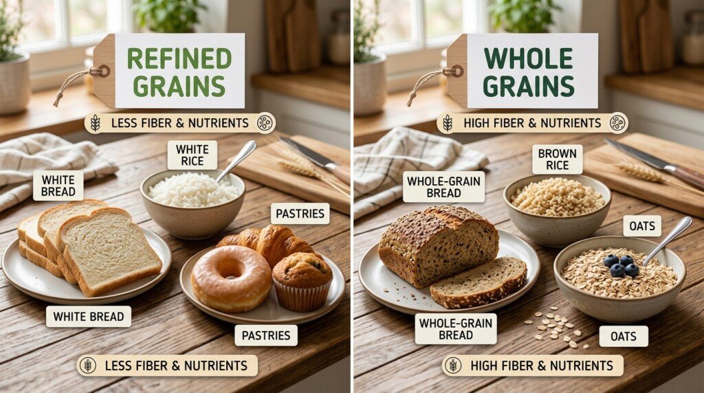Foods to Avoid With Insulin Resistance such as refined carbohydrates