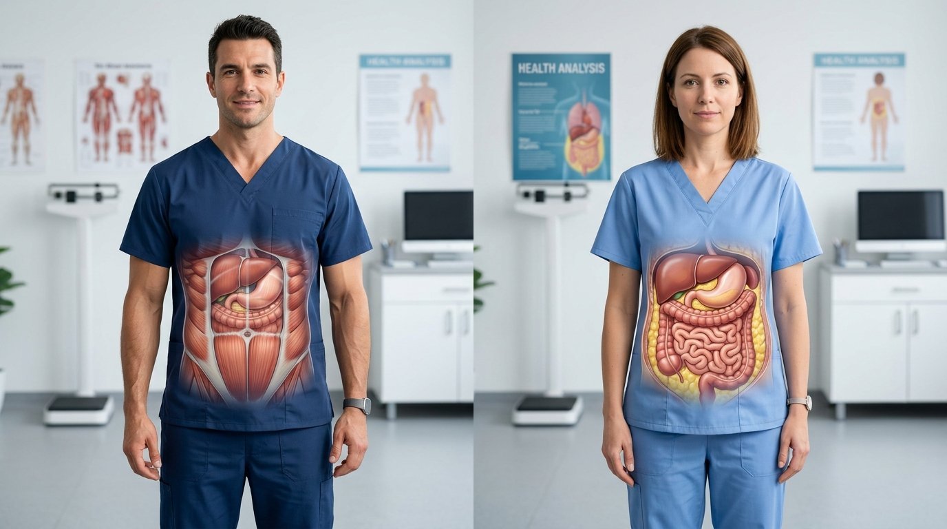 Skinny Fat Visceral Fat and TOFI body type