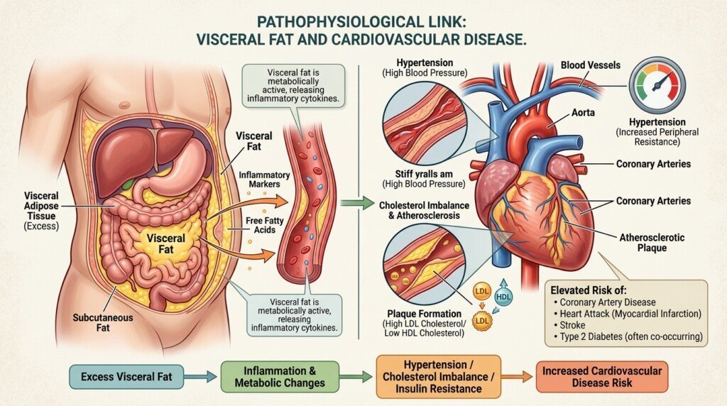 Why Is Visceral Fat Dangerous for heart health